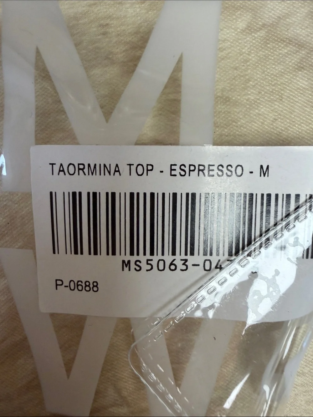 MONDAY SWIMWEAR TAORMINA TOP ESPRESSO- M